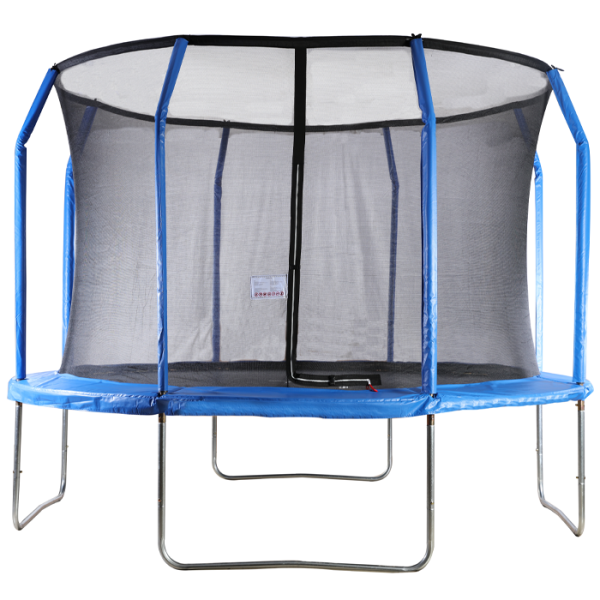 Air King Pro 12ft Trampoline with Safety Enclosure Blue