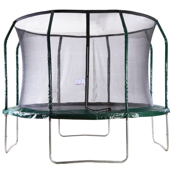 Air King Pro 12ft Trampoline with Safety Enclosure Green