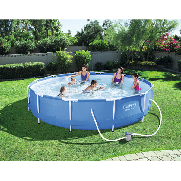 BestWay 12ft x 30inch Steel Pro™ Above Ground Swimming Pool Set