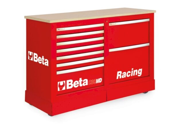 Beta Tools C39MD-R "Racing" Mobile Roller Cab Red | 039390103