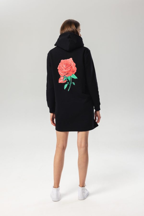 Flower Hoodie Dress