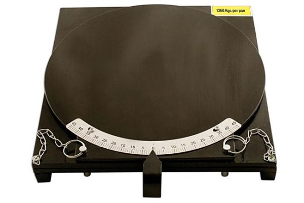 Gunson 77100 Steering Turntables - Maximum loading 1360kgs per pair