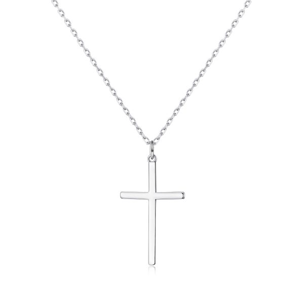 Sterling Silver Cross Pendant Necklace