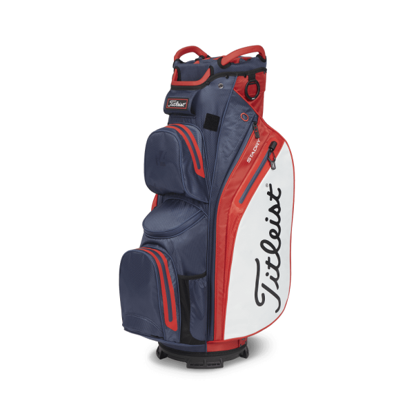 Titleist Cart 14 StaDry Golf Bag Navy/Red/White