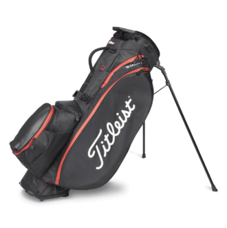 Titleist Players 5 StaDry Golf Bag - Black/Black/Red