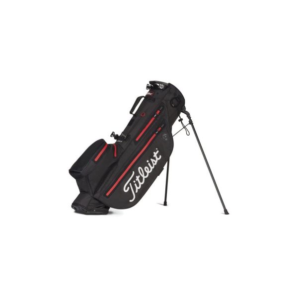 Titleist StaDry Player 4 Stand Golf Bag - BLK/BLK/RED