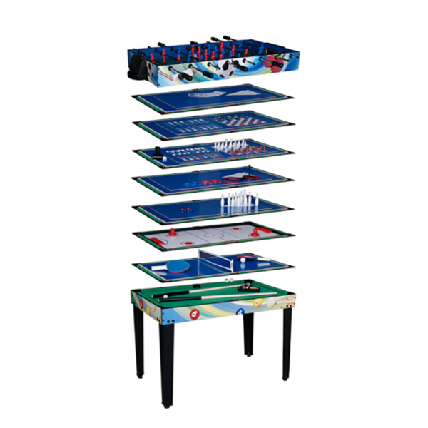 Air King Unicorn 12 in 1 Multi Games Table WITH POOL, TABLE FOOTBALL, TABLE TENNIS AND MANY MORE GAMES