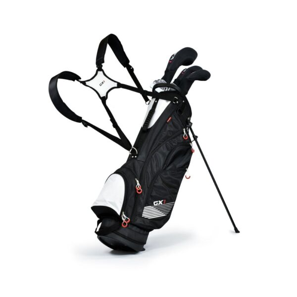 Masters GX1 Gents LH Steel Package Set Stand Bag Blk/Grey