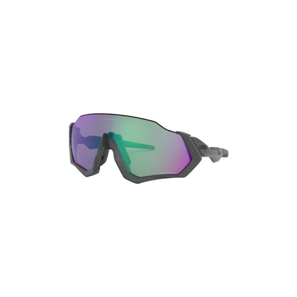 Oakley Flight Jacket Mt Steel w/ PRIZM Rd Jade Sunglasses