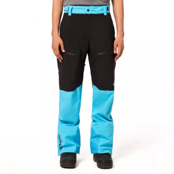 Oakley SNOW TNP LINED SHELL PANT 2.0 - BLACK/BRIGHT BLUE