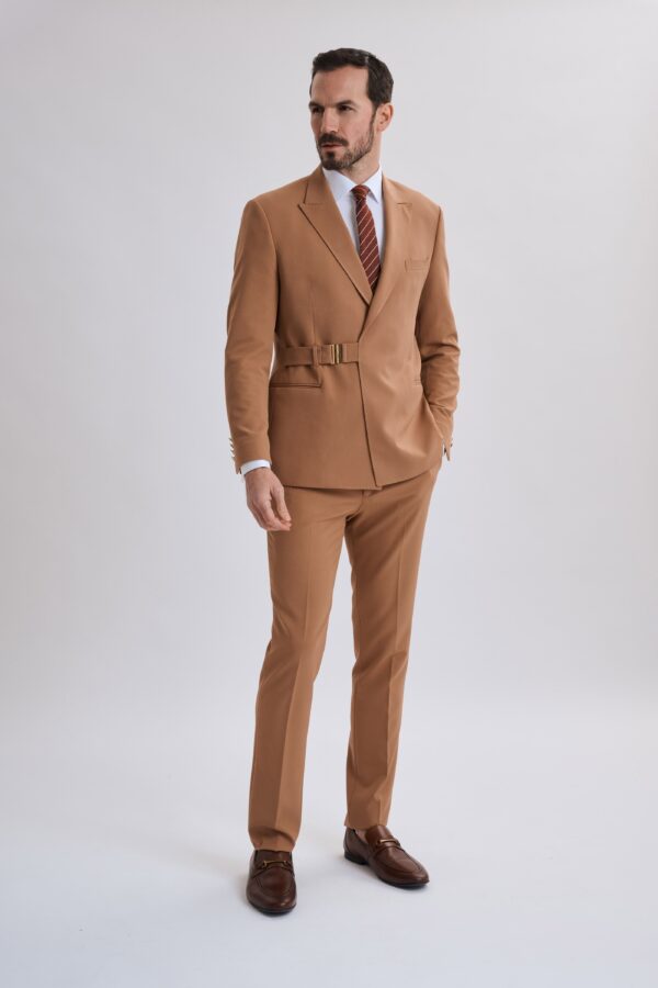 Riccardo Tan Two Piece Suit