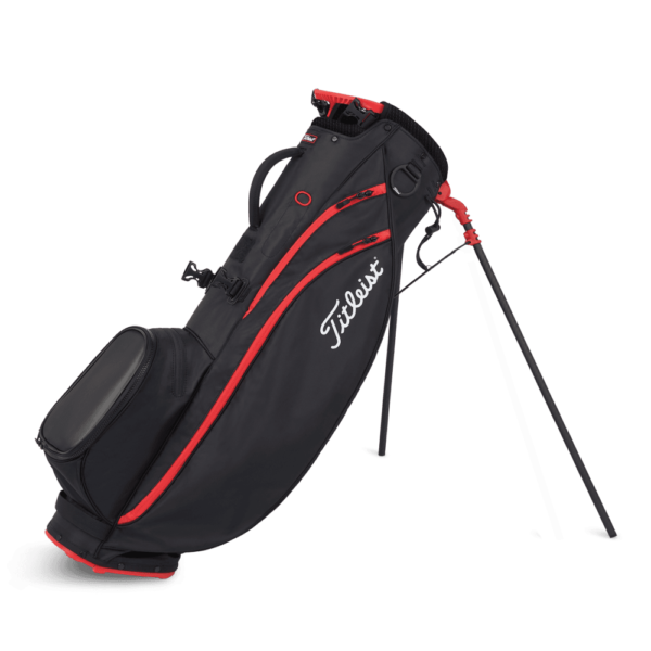 Titleist PLAYERS 4 Carbon S Black/Black/RED Golf Bag