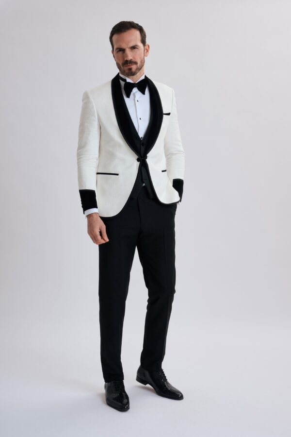 Verga 3 White Piece Tuxedo