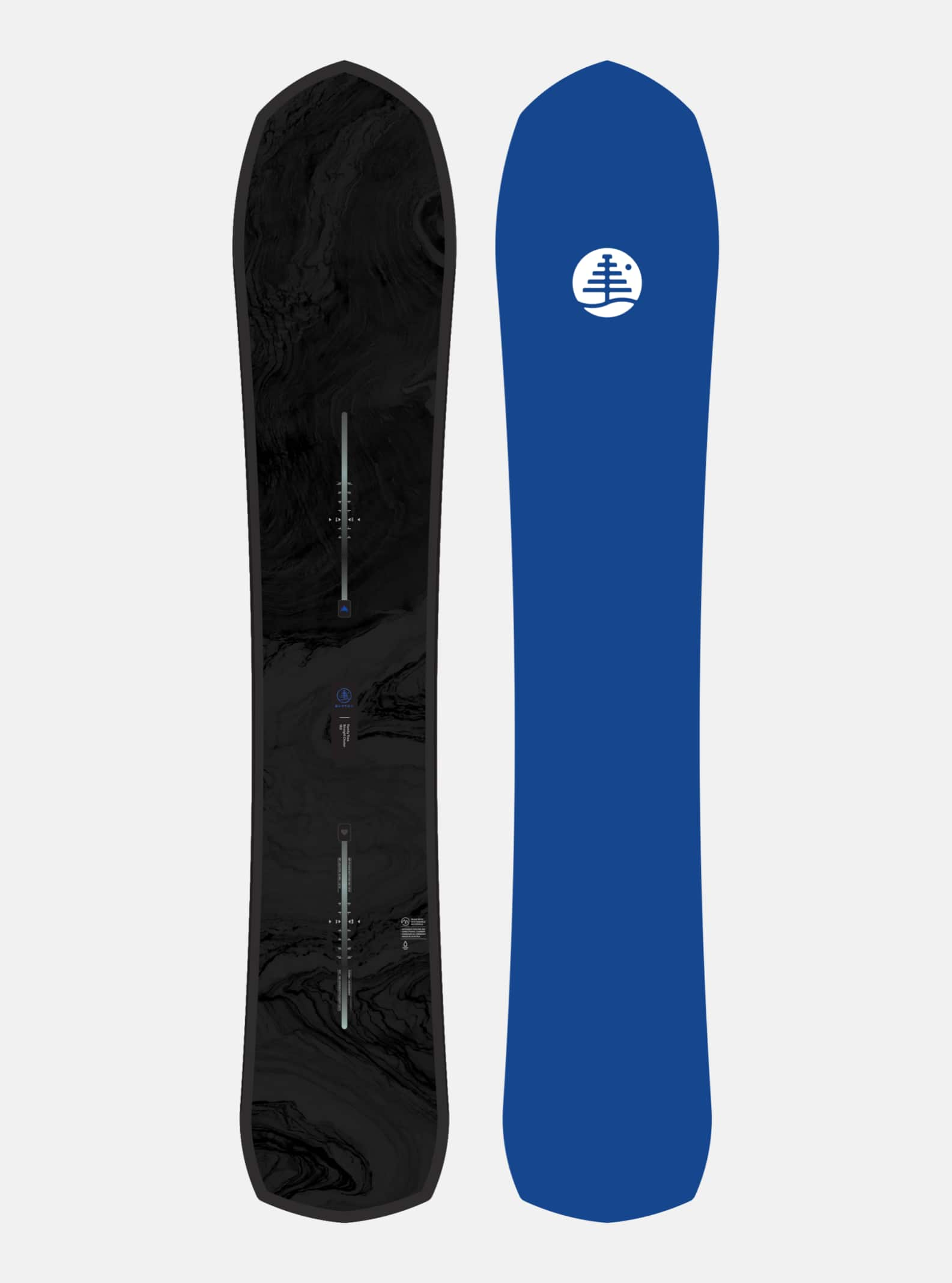 Burton - Snowboard à cambre Family Tree Straight Chuter, Graphic, 151