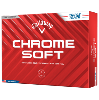 Callaway Chrome Soft Triple Track Golf Balls - 4 for 3 Dz