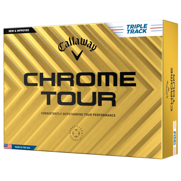 Callaway Chrome Tour Triple Track Golf Balls - 4 for 3 Dz