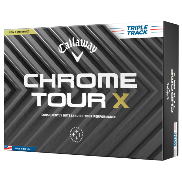 Callaway Chrome Tour X Triple Track Golf Balls - 4 for 3 Dz