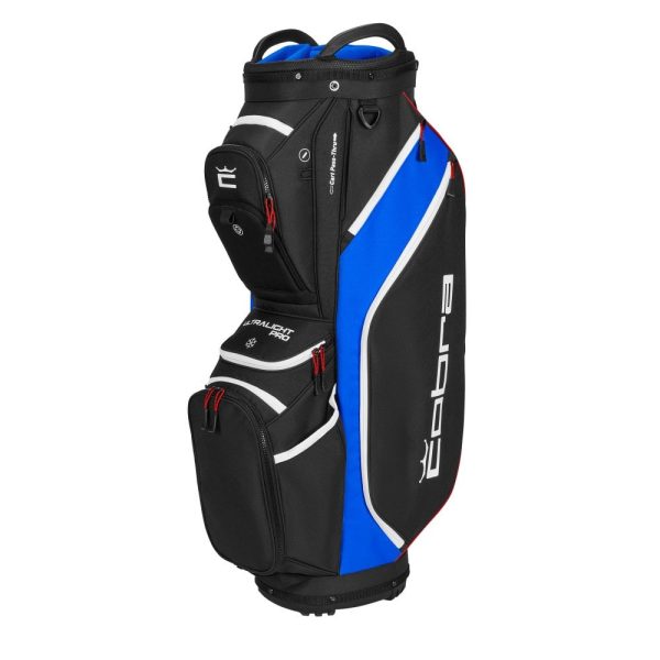 Cobra Ultralight Pro Cart Bag - Puma Black/Electric Blue