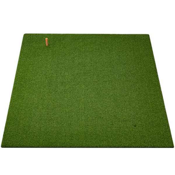 Hillman Golf Large Deluxe Turf Practice Mat with Rubber Tee