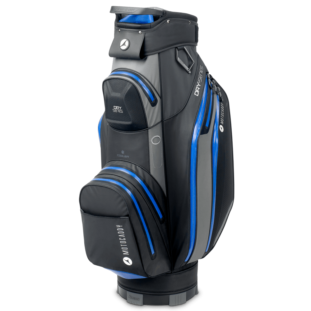 Motocaddy 2024 DRY SERIES CART BAG - CHARCOAL/BLUE