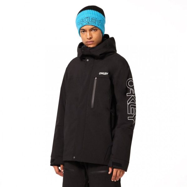 Oakley SNOW TNP TBT INSULATED JKT - BLACK/WHITE LOGO