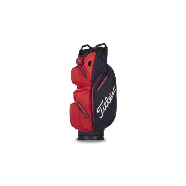 Titleist StaDry 14 Cart Golf Bag - NAVY/RED