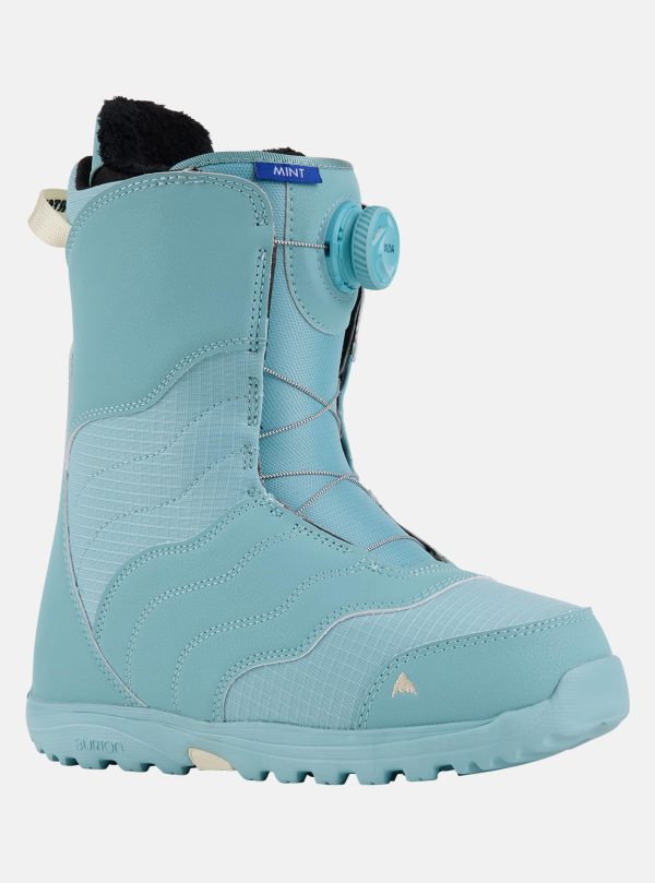 Burton - Boots de snowboard Mint BOA® pour femme, Rock Lichen, 5.0