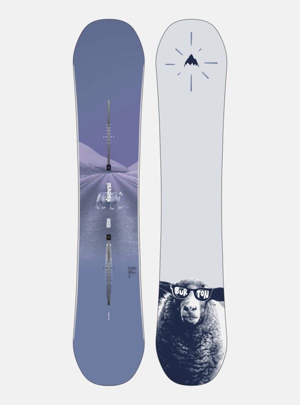 Burton - Snowboard Yeasayer Flat Top femme, Graphic, 148