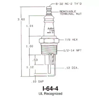 Auburn Ignitors I-64-4 Pack of 60 ** PLEASE CONTACT US FOR A QUOTE **