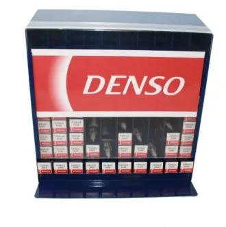 Blue Denso Car Garage Wall Display Stand Spark Plug Dispenser Holds 100 Units