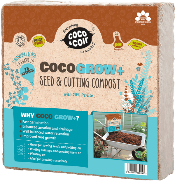 Coir Potting Compost - Coco Grow+ 15L