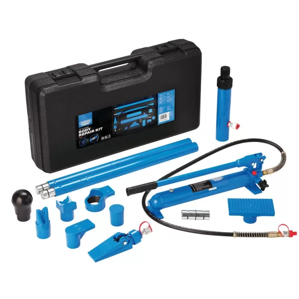 Draper Expert 13930 Hydraulic Body Repair Kit 10 Tonne (14 Piece)