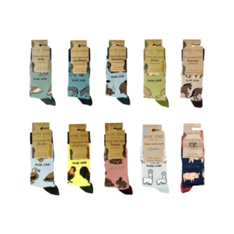 Farm Obsessed 10 Pack Bamboo Sock Set | UK Adult 7-11