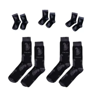 Matching Family Black Panther Socks | UK Adult 7-11