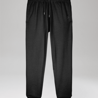 Pitod Embroidered P Joggers Black XX-Small Joggers Bottoms Unisex Genderless Sustainable