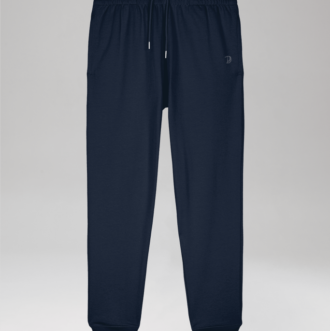 Pitod Embroidered P Joggers Navy XX-Small Joggers Bottoms Unisex Genderless Sustainable