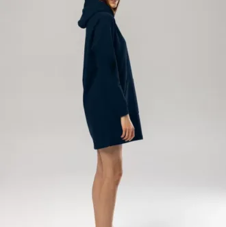 Pitod Pitod Hoodie Dress Navy XS Hoodie Dress Dresses Unisex Genderless Sustainable