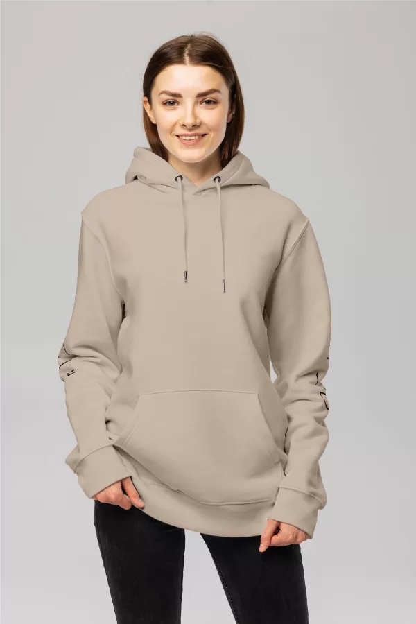 Pitod Pitod Sleeve Hoodie Desert Dust S Hoodie Tops Unisex Genderless Sustainable