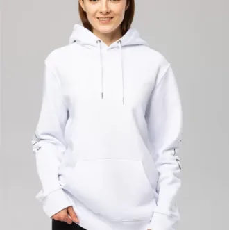 Pitod Pitod Sleeve Hoodie White S Hoodie Tops Unisex Genderless Sustainable