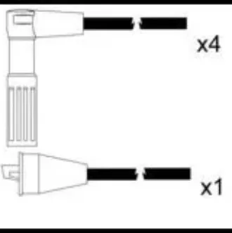 Remax HT Ignition Leads Cable Set Resistive Cable 10 Leads FERRARI 208/308