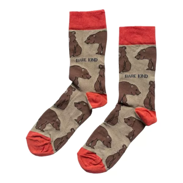 Save the Bears Bamboo Socks | UK Adult 7-11