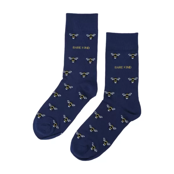 Save the Bee Small Motif Bamboo Socks | UK Adult 7-11