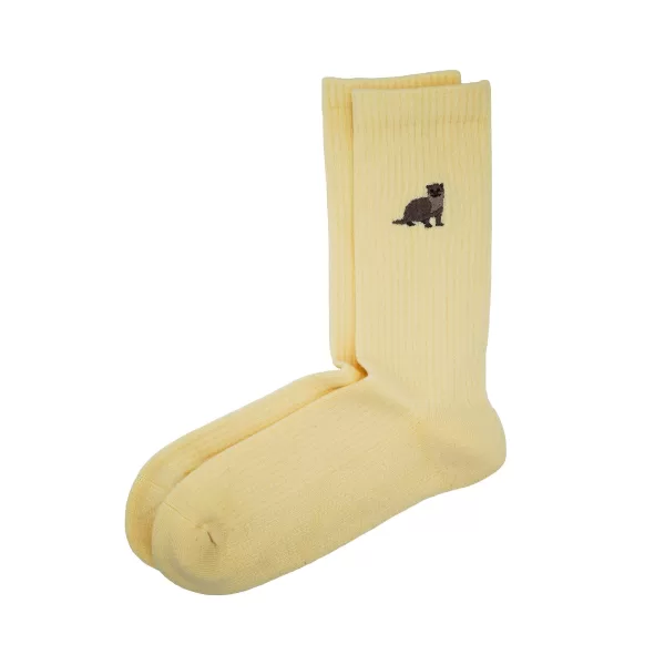 Save the Otter Ribbed Bamboo Socks | UK Adult 7-11