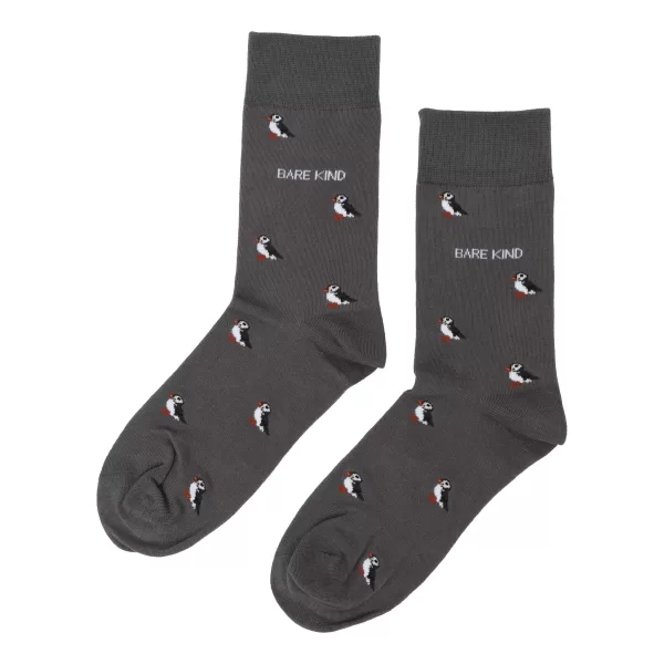 Save the Puffin Small Motif Bamboo Socks | UK Adult 7-11