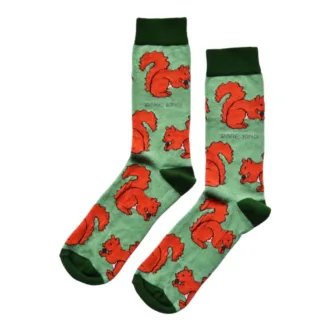 Save the Red Squirrels Bamboo Socks | UK Adult 7-11