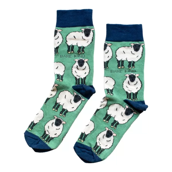 Save the Sheep Bamboo Socks | UK Adult 4-7