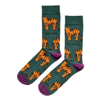 Save the Tigers Bamboo Socks | UK Adult 7-11