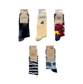 Strong & Fierce 5 Pack Bamboo Sock Set | UK Adult 4-7