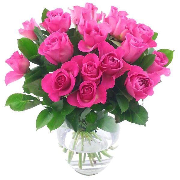 20 Pink Roses Bouquet