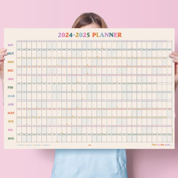 2024 2025 Academic Year Wall Planner | Landscape | This Is the Year